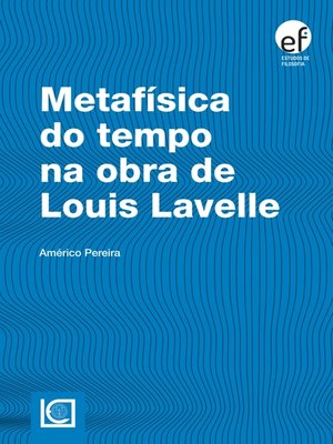 cover image of METAFÍSICA DO TEMPO NA OBRA DE LOUIS LAVELLE